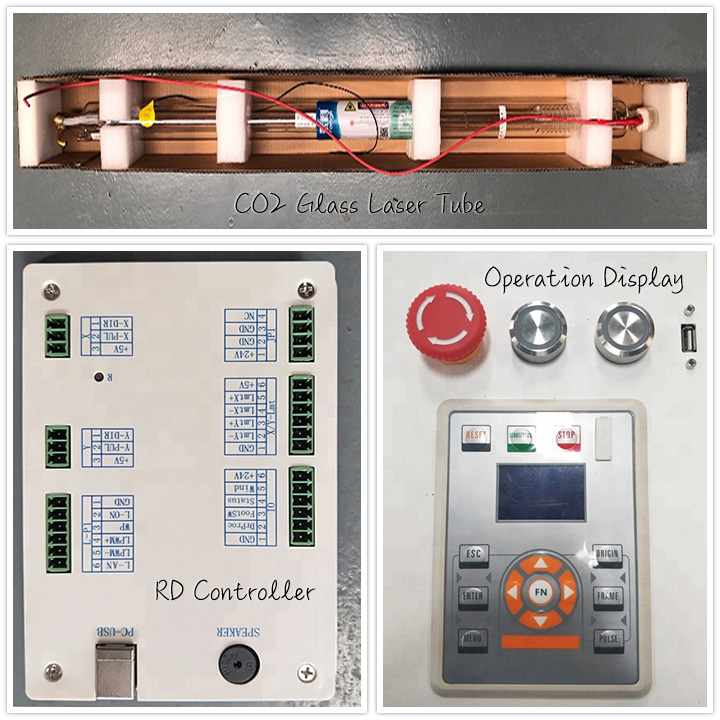 CO2 玻璃激光管、RD控制器及操作顯示器