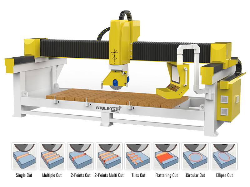 四軸數控廚房臺面和盥洗臺面橋鋸