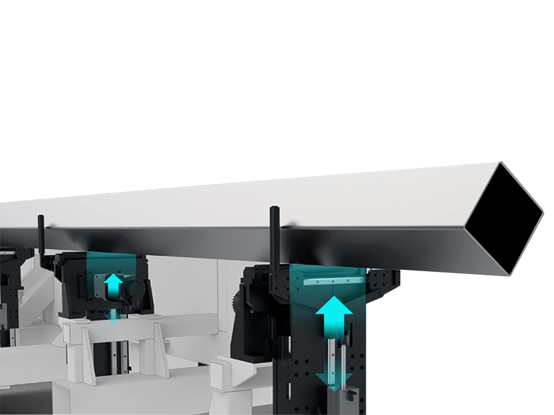 帶自動送料器的3D激光管材坡口切割機
