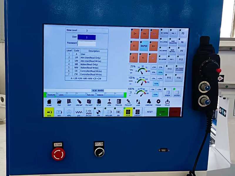 自動換刀數控木工雕刻機工作臺套件，帶HSD C軸和主軸