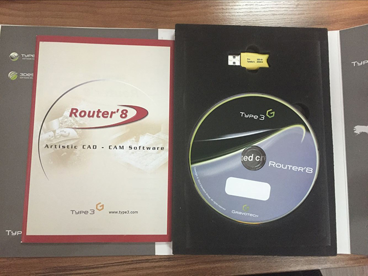 數控雕刻機軟件 Type3 Router8 -3DCAD / CAM軟件 數控雕刻機軟件 Type3 Router8 -3DCAD / CAM軟件