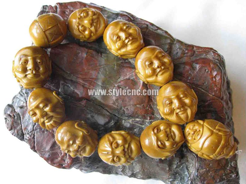 數控雕刻機雕刻橄欖核