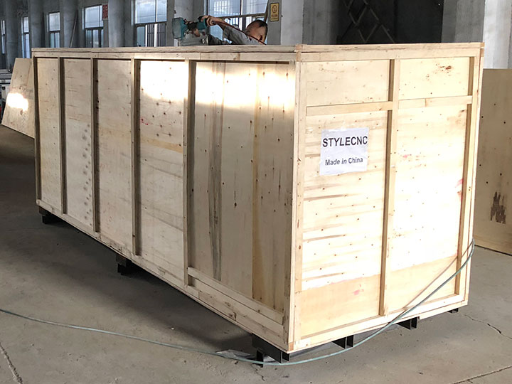 數控木工車床機外包裝