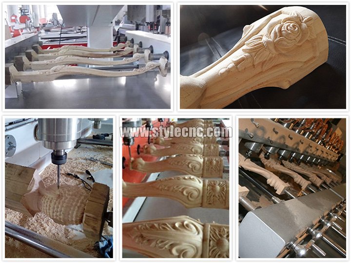 四軸八頭數控雕刻機的應用 四軸八頭數控雕刻機的應用