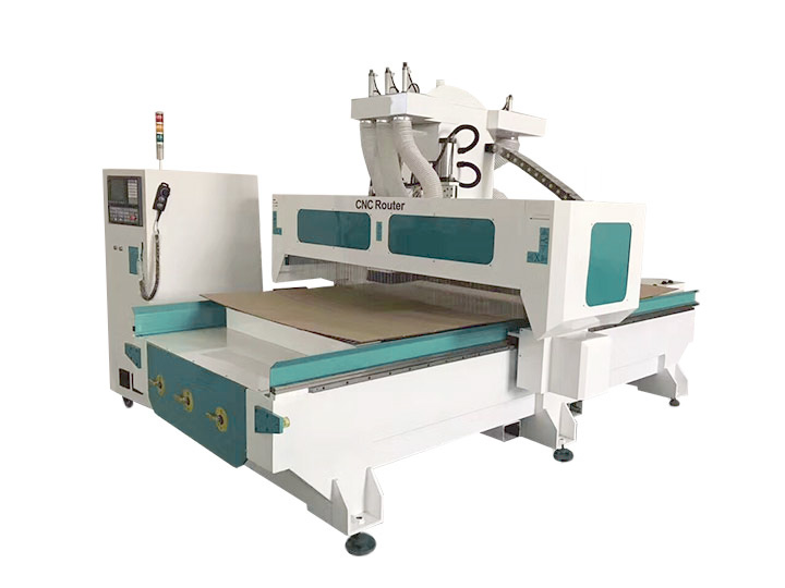 雙主軸數控櫥柜開料機(帶鉆座) 雙主軸數控櫥柜開料機(帶鉆座)