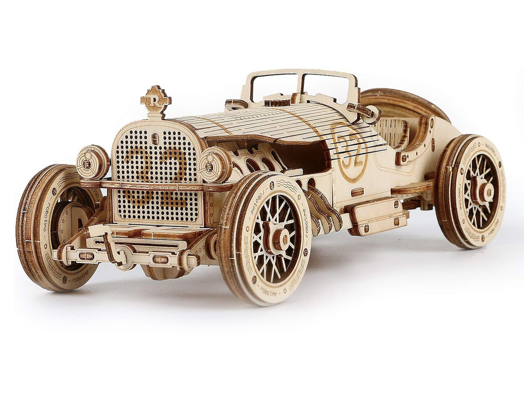 激光切割3D組裝膠合板古董車項目