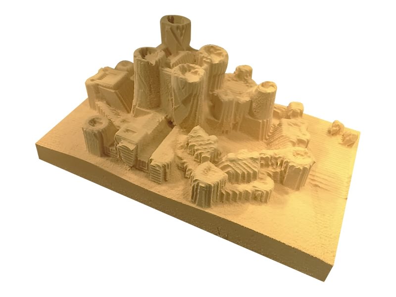 五軸數控雕刻機用于模壓膠合板椅子和裝飾家具部件