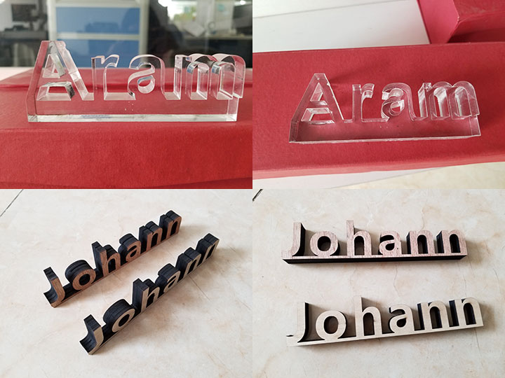 混合激光切割機切割亞克力