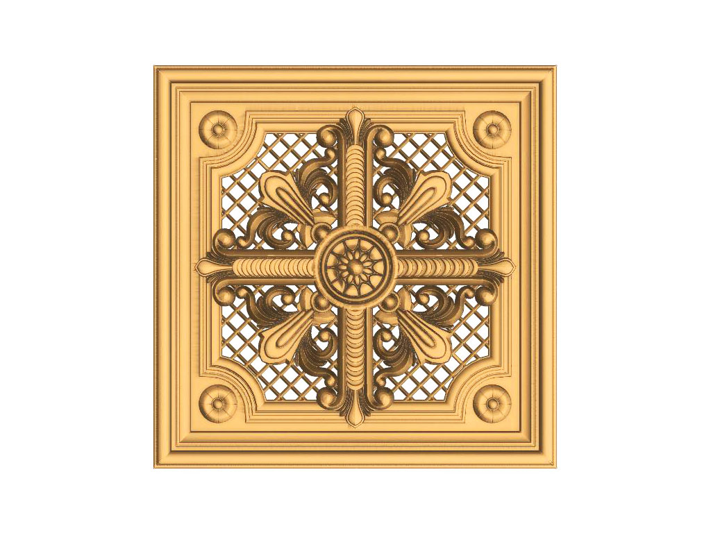 免費3D裝飾木 STL 數控雕刻機文件