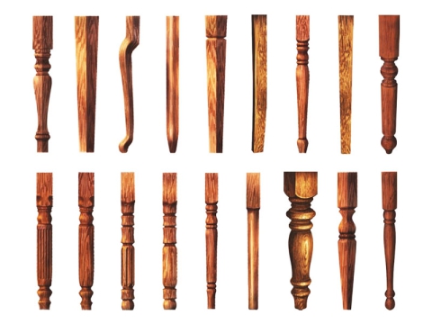 如何用木工車床制作木制家具腿？