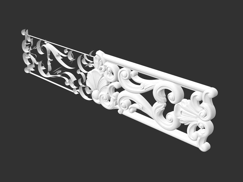 數控木工機床3D木制家具模型 STL 檔