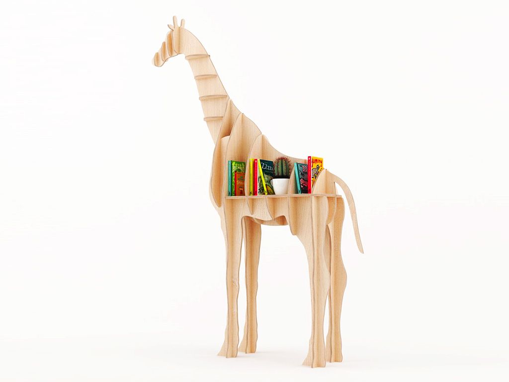 自動套料數控銑床用于長頸鹿書柜項目