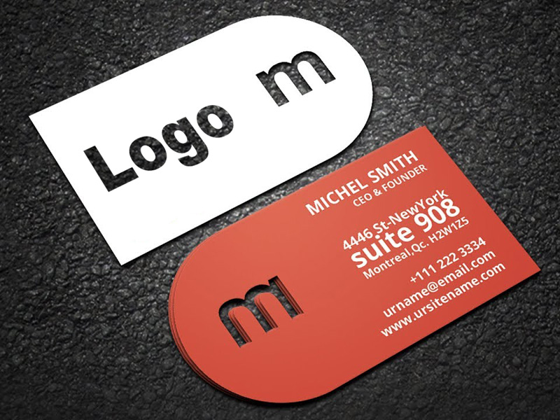 激光切割紙質名片