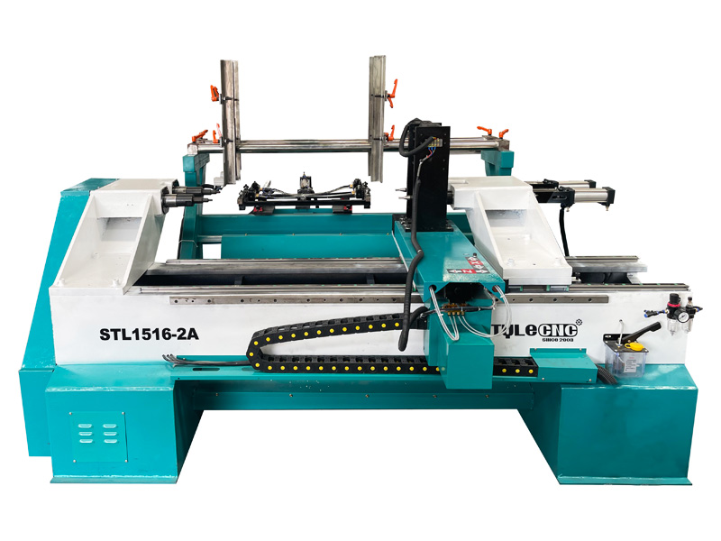 雙主軸數控木臺球桿車床