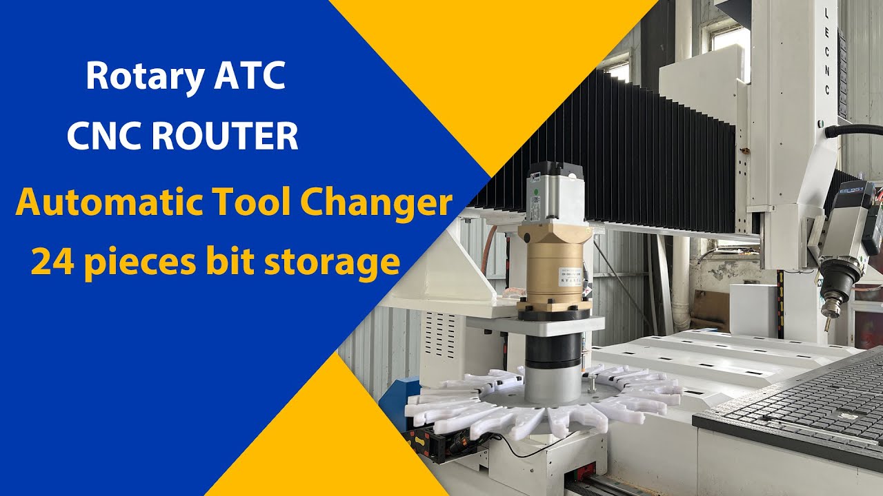 工業級 5x10數控木工機床（雙刀位ATC套件）