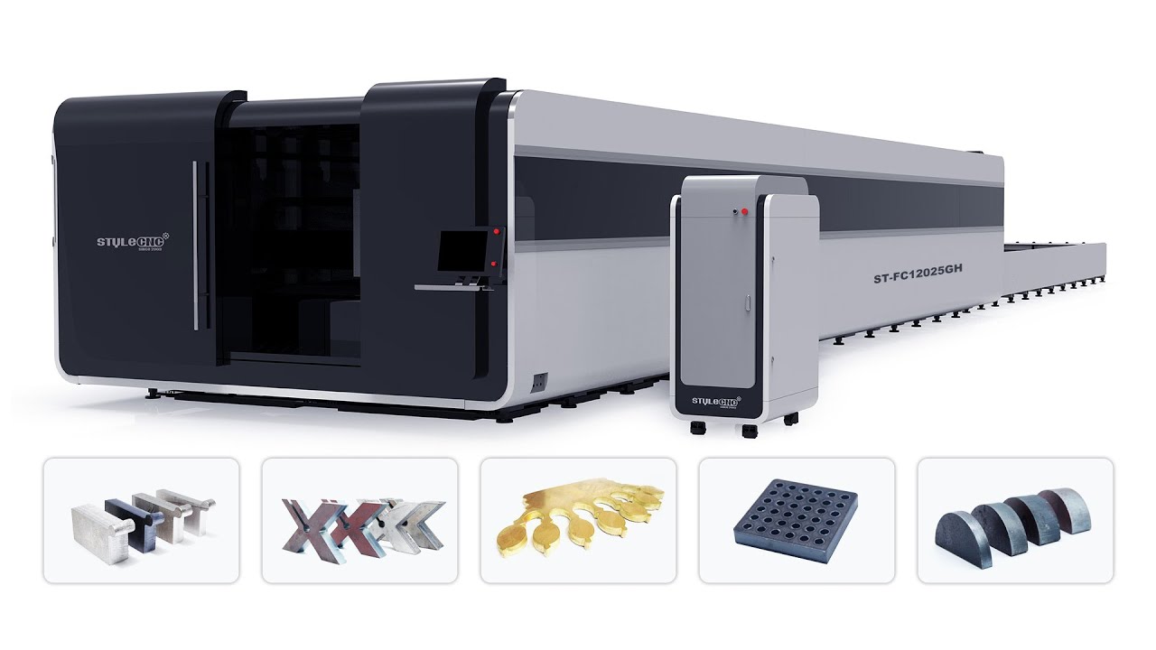 高速 12KW IPG 光纖激光金屬板材切割機