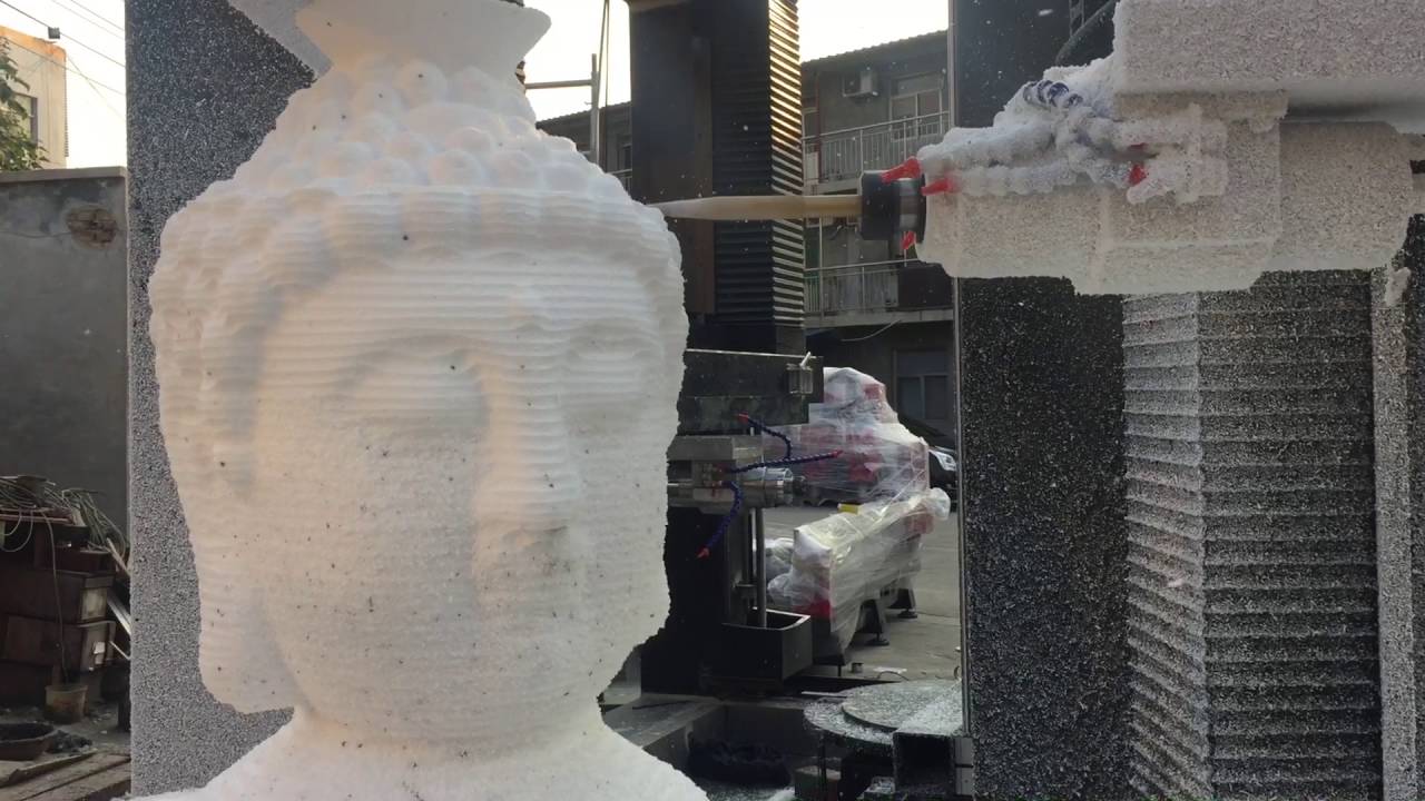 四軸數控石材佛像雕刻機