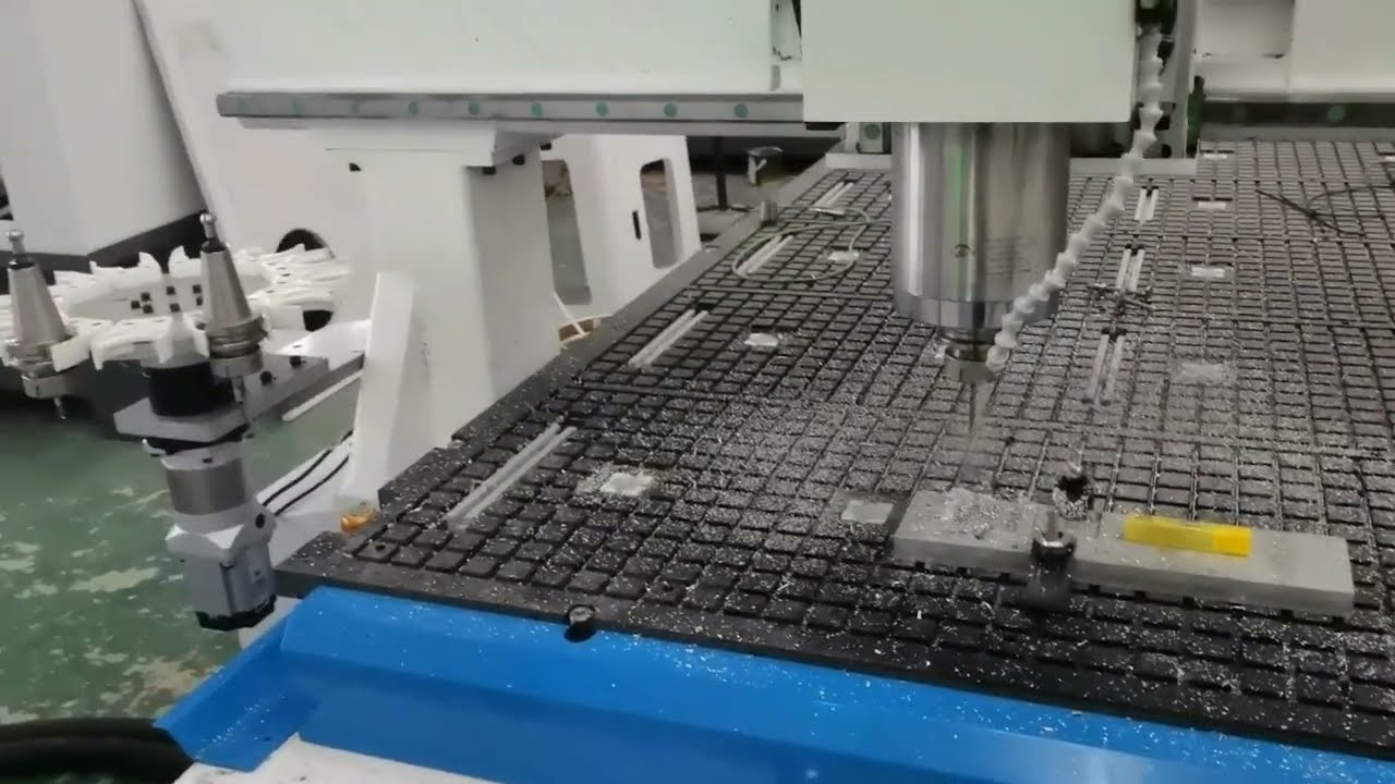 重型 4x8數(shù)控鋁材銑床（帶攻絲頭）