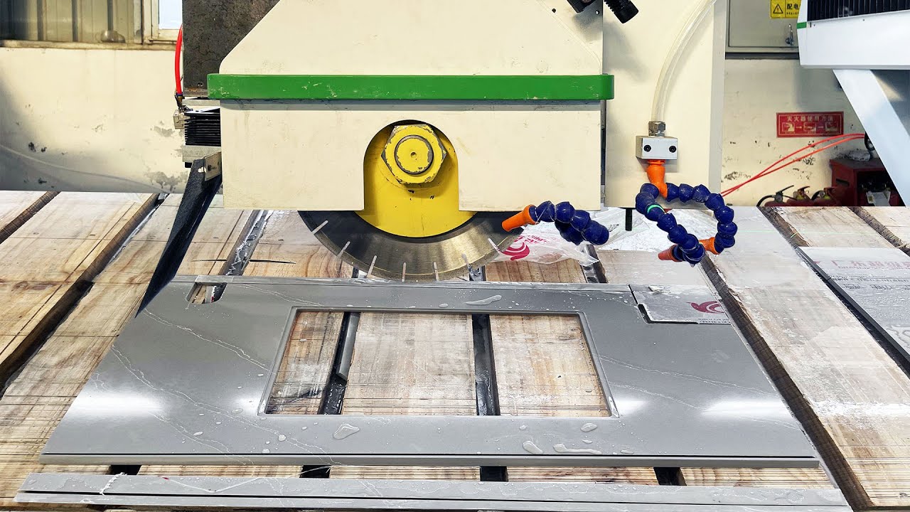 4+1自動石材數控臺面水槽開孔橋鋸