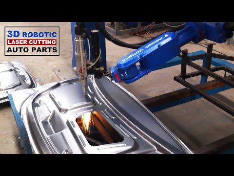 3D機器人光纖激光金屬切割機