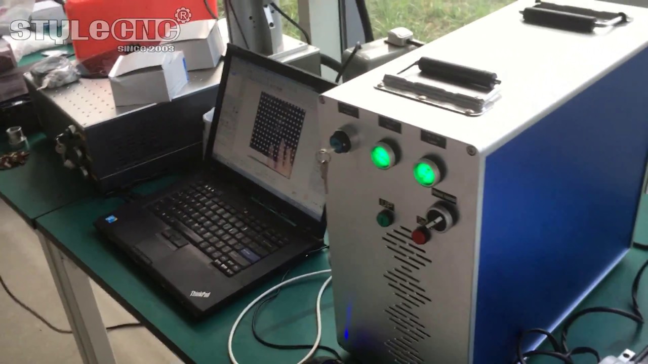 美國 MOPA 激光彩色激光打標(biāo)機(jī)