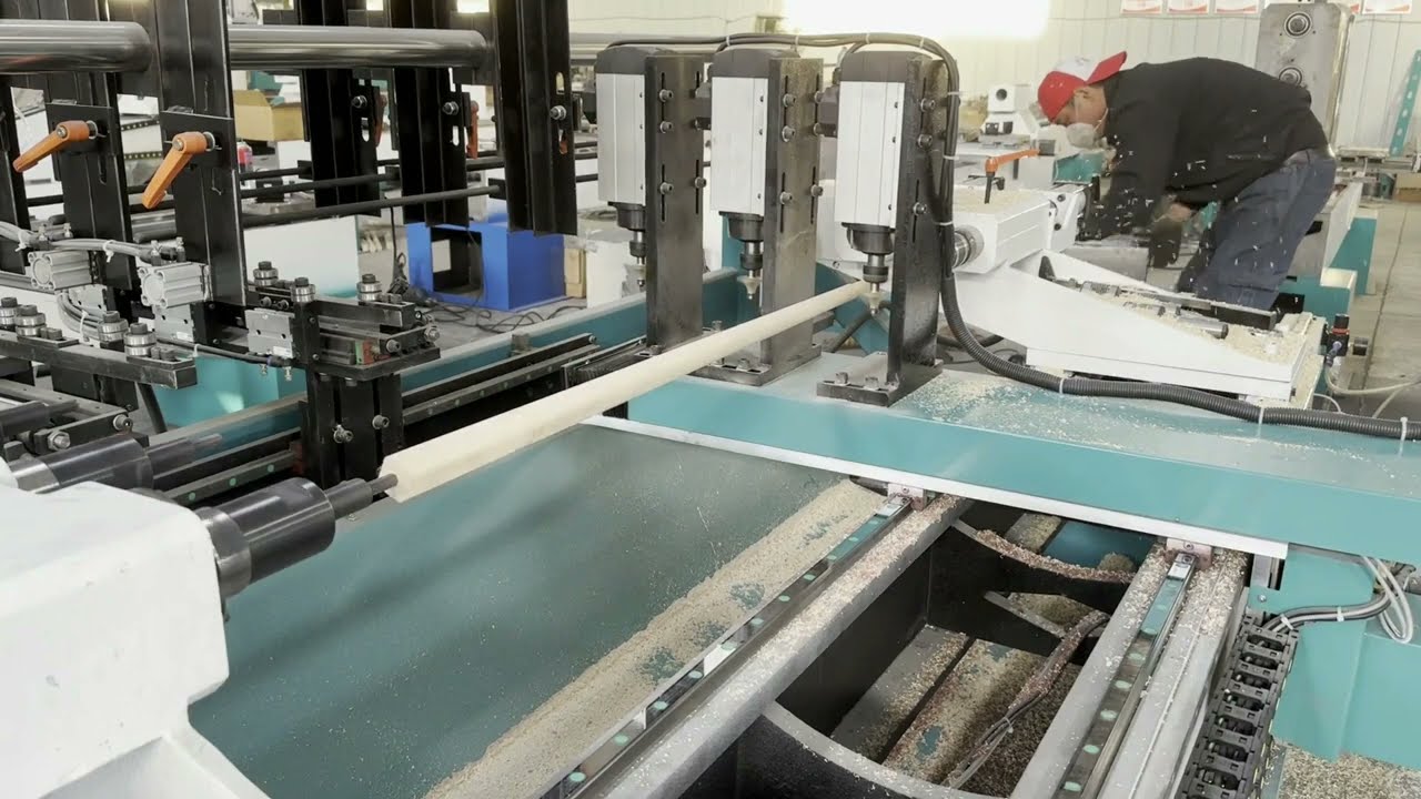 多軸數控仿形木工車床